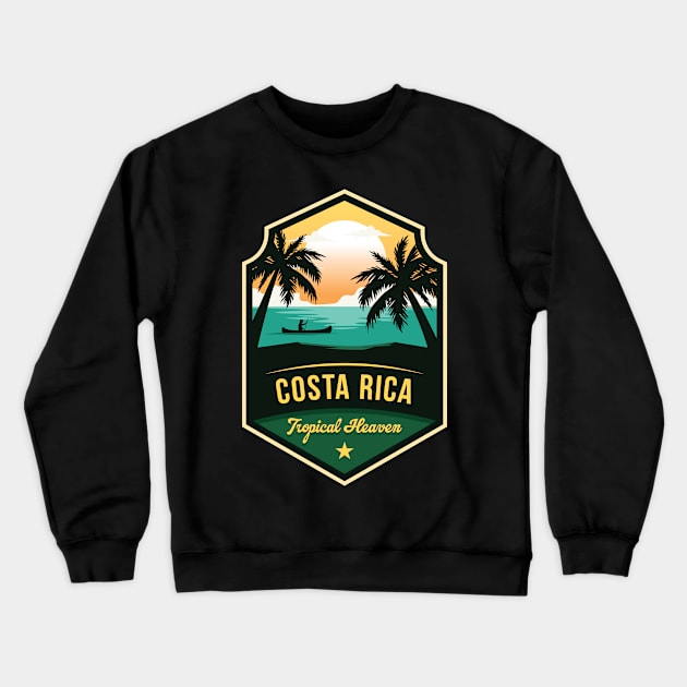 Costa Rica tropical heaven Crewneck Sweatshirt by NeedsFulfilled